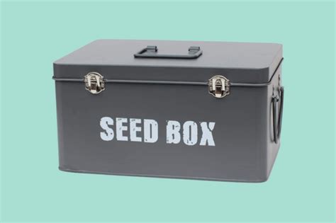 metal seed box|best seed storage boxes uk.